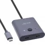 InLine USB-C-Umschalter, bidirektionaler Schalter, 10 Gb/s, 100 W