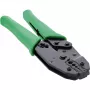 InLine Crimpzange Coax HT-336G für RG 58,59,62,174 WBC 110 195/200 240