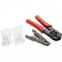 InLine Crimpzangen-Set, für Netzwerkstecker, mit RJ45 8P8C und RJ11 6P4C
