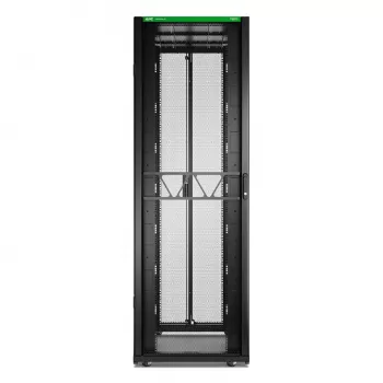 APC NetShelter SX Server Rack Gen 2, 48U, 2258H x 750B x 1200T mm, mit Seitenwänden, Schwarz