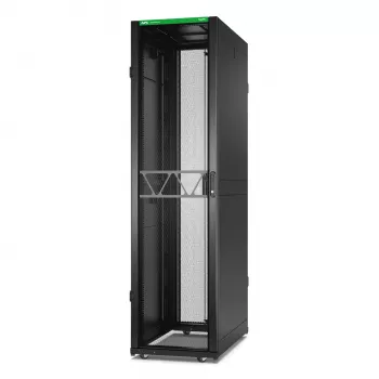 APC NetShelter SX Server Rack Gen 2, 48U, 2258H x 600W x 1070D mm, mit Seitenwänden, Schwarz