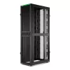 APC NetShelter SX Server Rack Gen 2, 48U, 2258H x 600W x 1070D mm, mit Seitenwänden, Schwarz