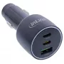 InLine USB-Kfz-Ladegerät Power Delivery, 2x USB-C + QC USB-A, schwarz