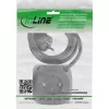 InLine Charging Cube InLine 16499B 3x Schutzkontakt 2x USB-C 2x USB-A schwarz 2m