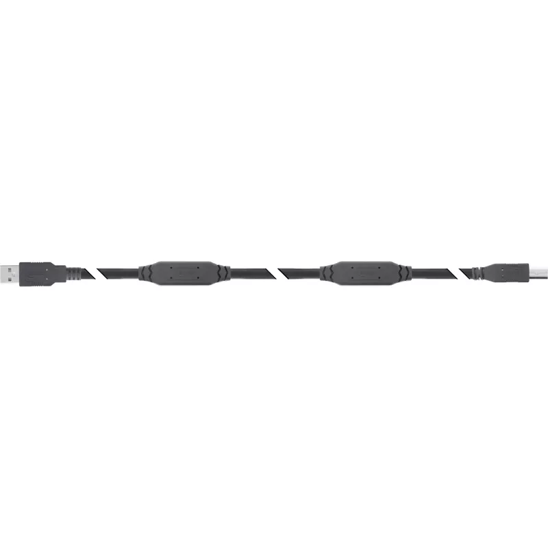 InLine USB 2.0 aktives Kabel, USB-A Stecker auf USB-B Stecker, 20 m