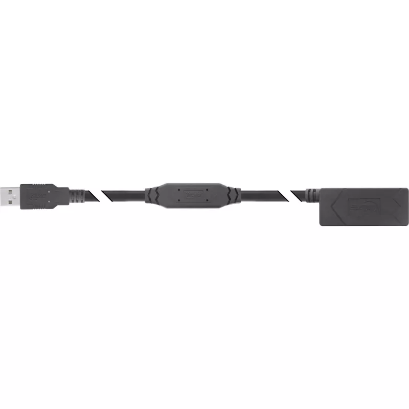 InLine USB 2.0 aktive Verlängerung USB-A Stecker/Buchse 25m 0,48 Gbit/s