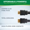 InLine HDMI-Kabel, HDMI High Speed mit Ethernet, Stecker/Stecker, schwarz, 3m