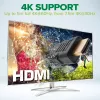 InLine HDMI-Kabel, HDMI High Speed mit Ethernet, Stecker/Stecker, schwarz, 3m