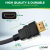 InLine HDMI-Kabel, HDMI High Speed mit Ethernet, Stecker/Stecker, schwarz, 3m
