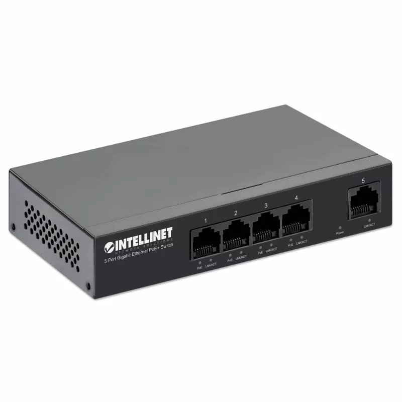 Intellinet 561792 Netzwerk-Switch Gigabit Ethernet (10/100/1000) Power over Ethernet (PoE) Schwarz