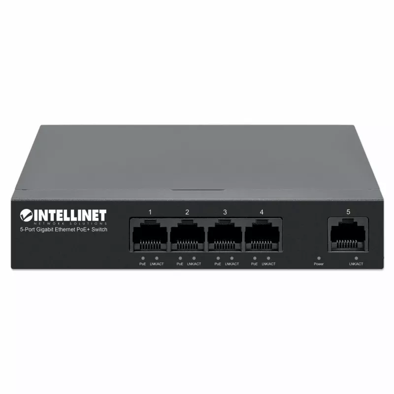 Intellinet 561792 Netzwerk-Switch Gigabit Ethernet (10/100/1000) Power over Ethernet (PoE) Schwarz