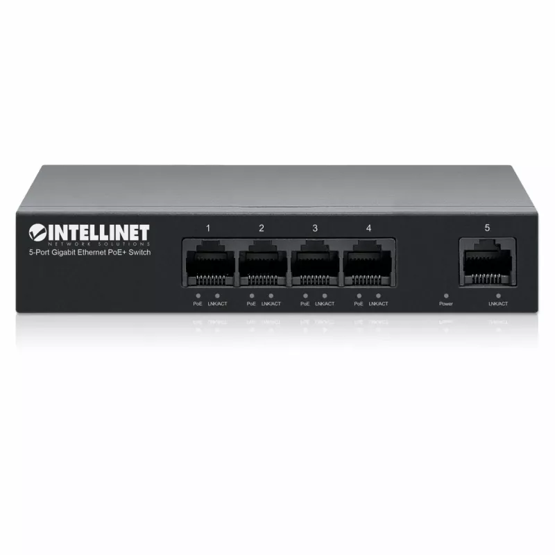 Intellinet 561792 Netzwerk-Switch Gigabit Ethernet (10/100/1000) Power over Ethernet (PoE) Schwarz