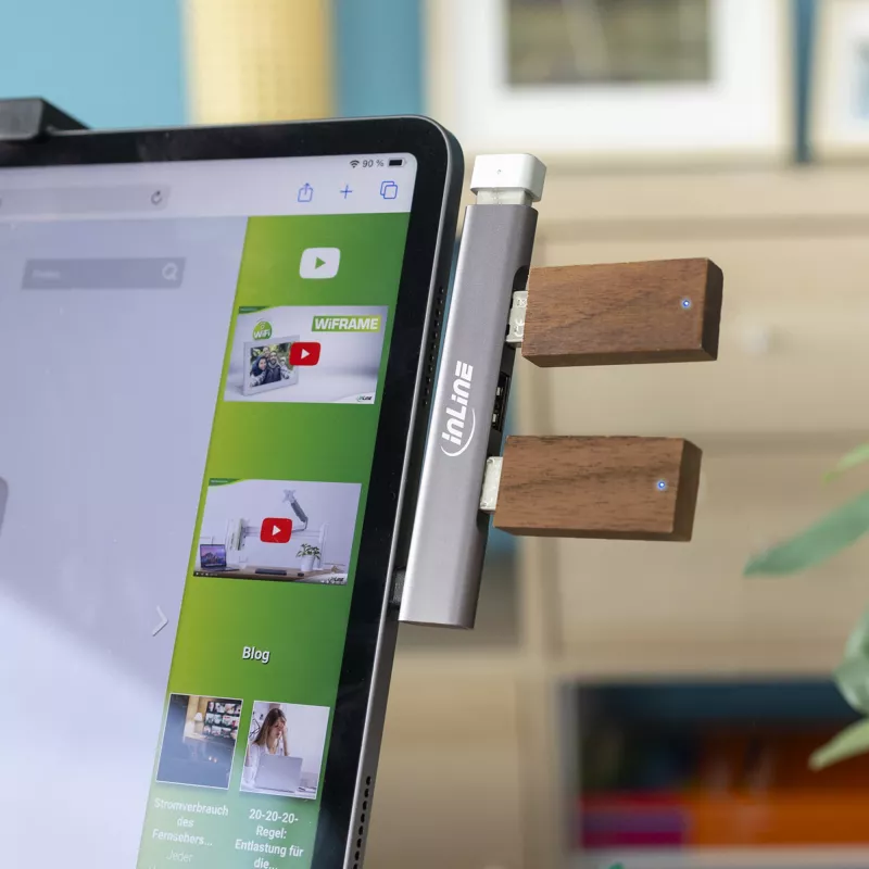 InLine schlank USB-C Hub, 4-Port, USB 3.0 + 3x USB 2.0, schlank-Design