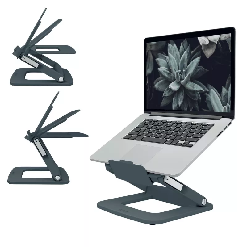 Leitz Ergo verstellbarer Multi-Winkel-Laptopständer, 80 % recycelter Kunststoff