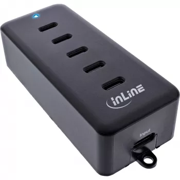 InLine USB-C Erweiterung 5-Port 100W Indoor-Ladegerät universelle Kompatibilität