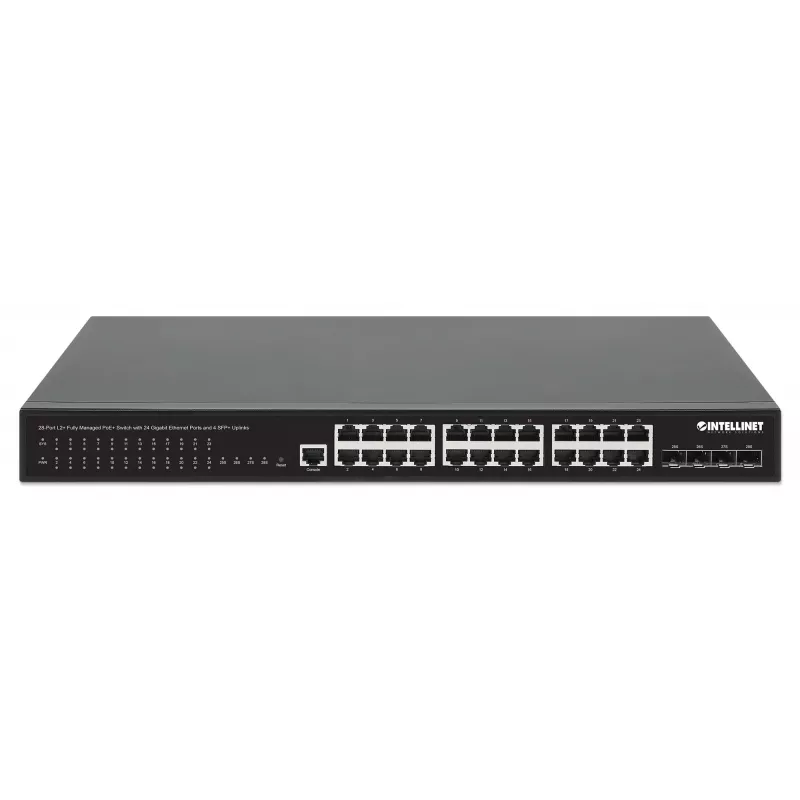 Managed Switch Intellinet 561846 Schwarz 24 Ports Gigabit