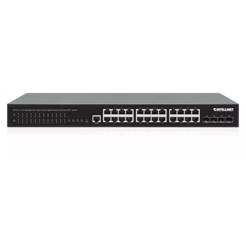 Managed Switch Intellinet 561846 Schwarz 24 Ports Gigabit