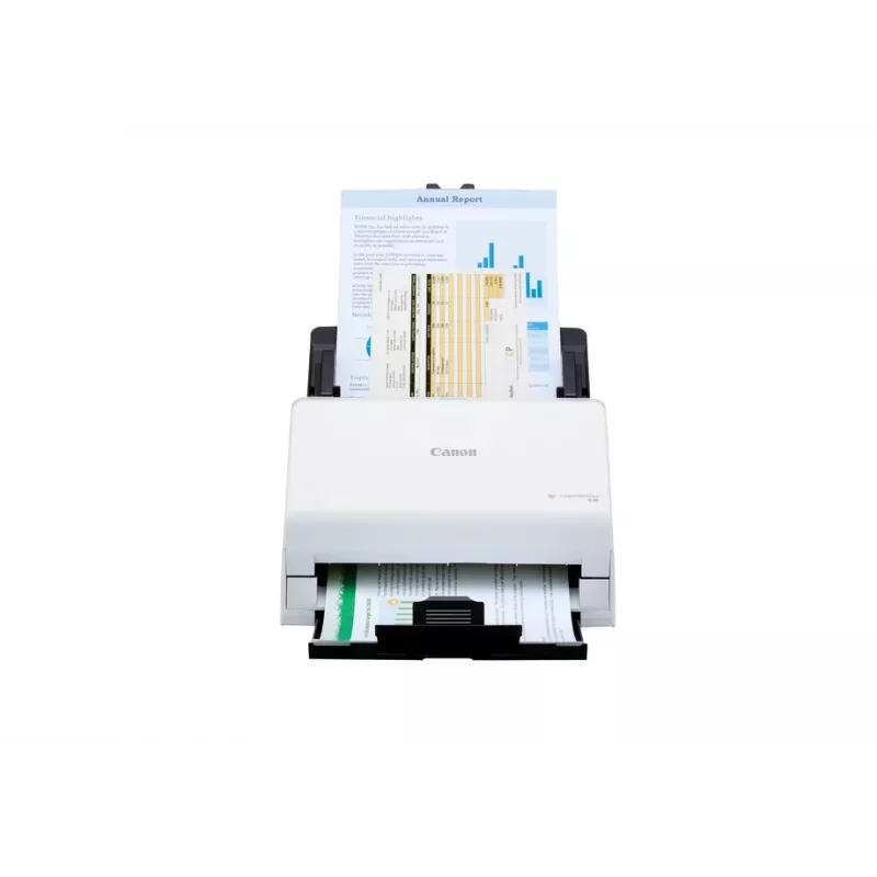 Canon imageFORMULA R30 Treiberloser Desktop-Dokumentenscanner, 216 x 356 mm, 600 x 600 DPI, ADF + Einzelblatteinzug, Weiß, CIS, RGB LED