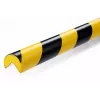 Durable C25R Polyurethan-Produkt Schwarz Gelb Abgerundet 1000 mm