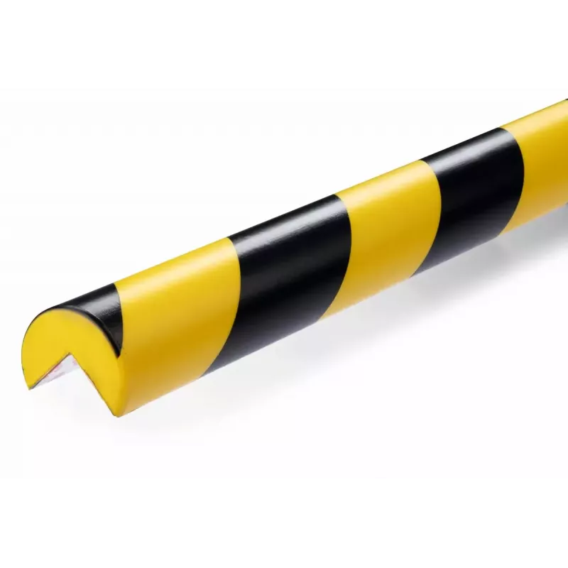 Durable C25R Polyurethan-Produkt Schwarz Gelb Abgerundet 1000 mm