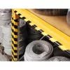 Durable C25R Polyurethan-Produkt Schwarz Gelb Abgerundet 1000 mm