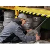 Durable C25R Polyurethan-Produkt Schwarz Gelb Abgerundet 1000 mm