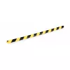 Durable C25R Polyurethan-Produkt Schwarz Gelb Abgerundet 1000 mm