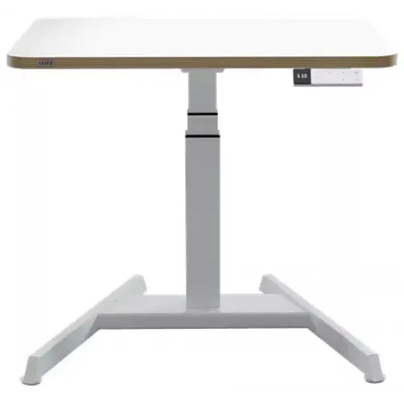 Computertischplatte Leitz 65340001 quadratisch Aluminium Dunkelgrau 600x800x650mm