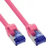 InLine 74902M Netzwerkkabel Magenta 2 m Cat6a S/FTP (S-STP)