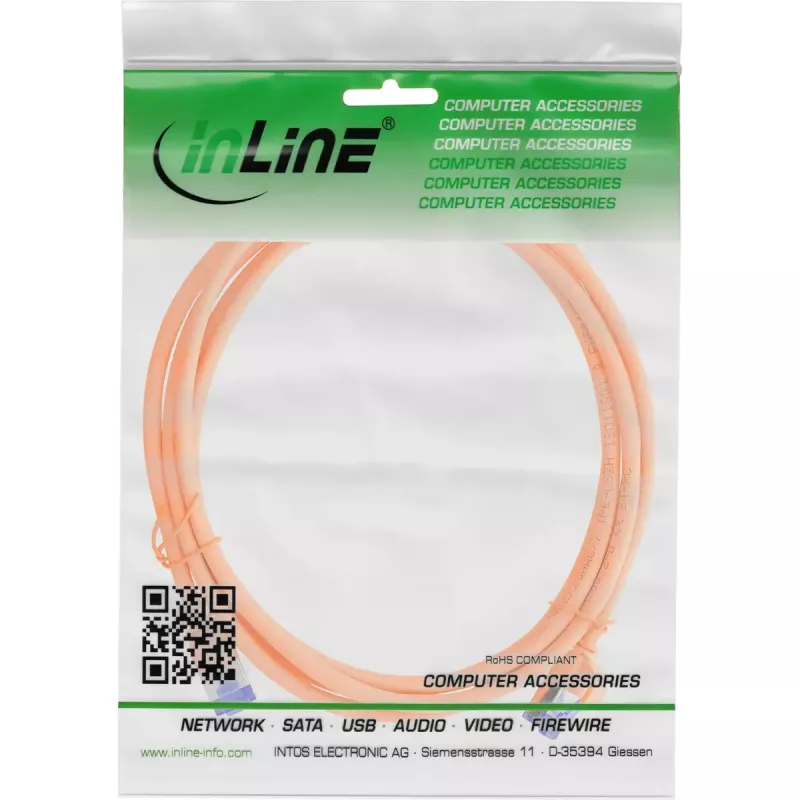 InLine 74930O Netzwerkkabel Orange 30 m Cat6a S/FTP (S-STP)