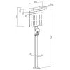 Stand InLine 59989C Zubehör für Ladegeräte für Elektrofahrzeuge Stahl Schwarz 400x200x1667mm
