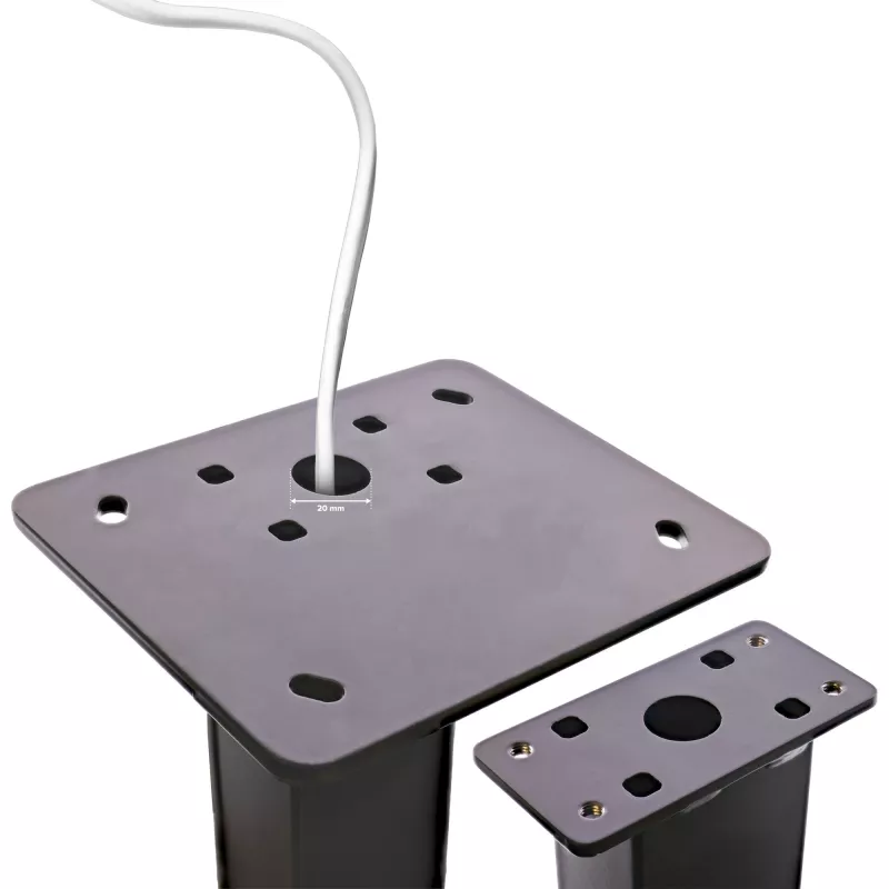 Stand InLine 59989C Zubehör für Ladegeräte für Elektrofahrzeuge Stahl Schwarz 400x200x1667mm