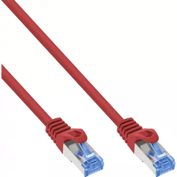 InLine 72655R Netzwerkkabel Rot 0,5 m Cat6a S/FTP (S-STP)