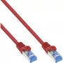 InLine 72655R Netzwerkkabel Rot 0,5 m Cat6a S/FTP (S-STP)