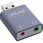 Audio-Adapter InLine 33051E USB Typ-A Grau 42mm x 30mm x 12mm