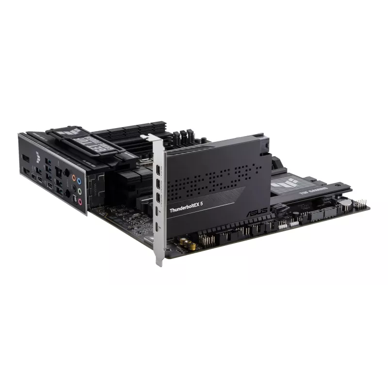 Schnittstellenkarte ASUS ThunderboltEX 5 — PCIe 4.0, Intel JHL9580, Mini DisplayPort, USB 2.0, 120 Gbit/s