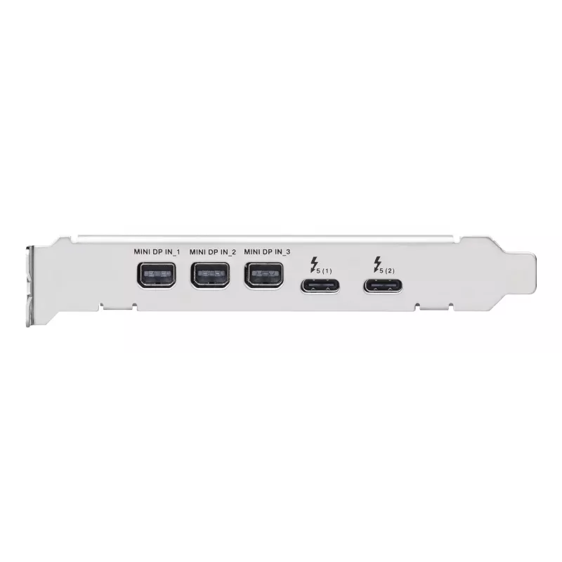 Schnittstellenkarte ASUS ThunderboltEX 5 — PCIe 4.0, Intel JHL9580, Mini DisplayPort, USB 2.0, 120 Gbit/s