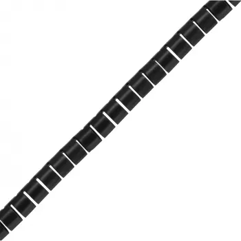 Kabelkanal InLine flexibel 10 m schwarz 10 mm für Schreibtisch und Wand
