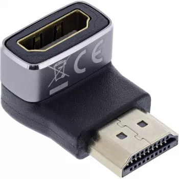 HDMI Adapter InLine 17991F HDMI A Schwarz Grau vergoldet