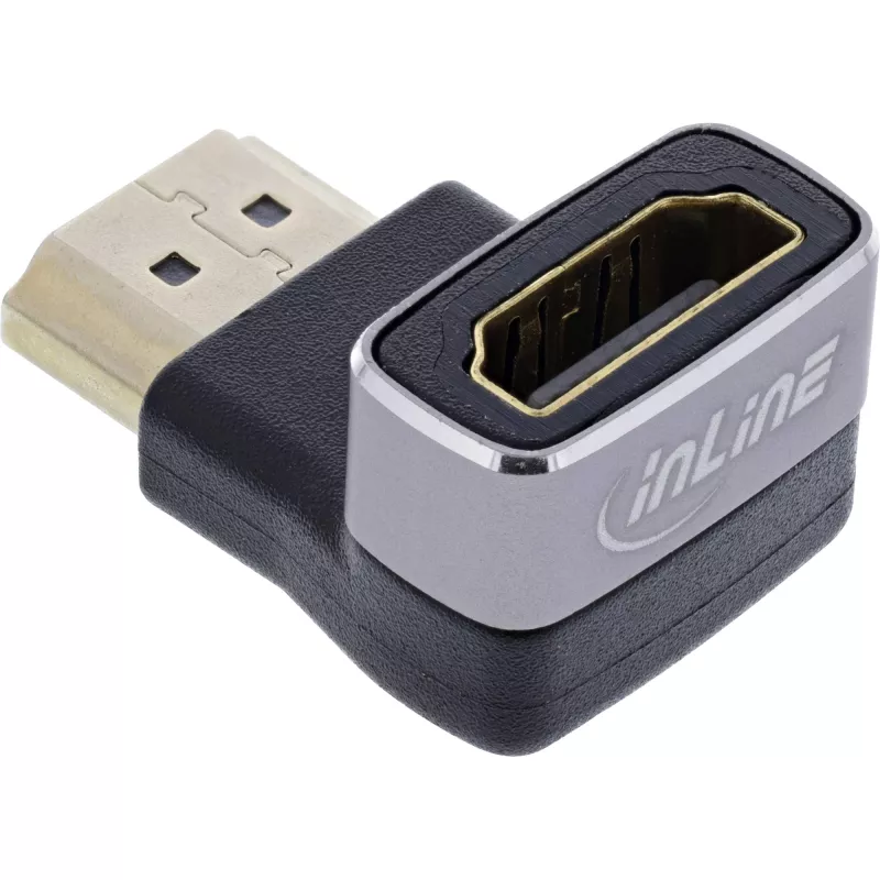 HDMI Adapter InLine 17991F HDMI A Schwarz Grau vergoldet