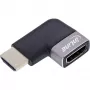 HDMI Adapter InLine 17991E Schwarz Grau vergoldet