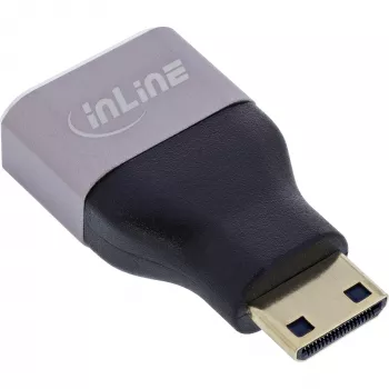 InLine 17991C Kabel-Adapter HDMI A Mini HDMI C Schwarz, Grau