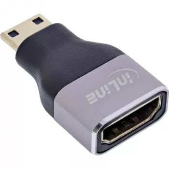 InLine 17991C Kabel-Adapter HDMI A Mini HDMI C Schwarz, Grau