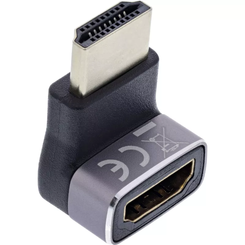 HDMI Adapter InLine 17991G Schwarz Grau vergoldet