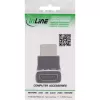 HDMI Adapter InLine 17991G Schwarz Grau vergoldet