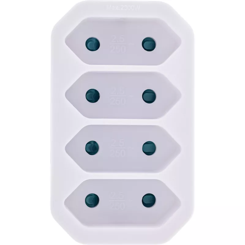 Netzstecker-Adapter Typ F Typ C InLine 16471E Weiß