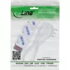 InLine 16431Z Stromverlängerung 1,5 m 3 AC-Ausgang/-Ausgänge Innenbereich Weiß