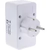 Netzstecker-Adapter Typ F InLine 16471B 2x Typ C + Typ F Weiß