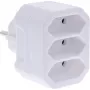 Netzstecker-Adapter Typ F Typ C InLine 16471A Weiß