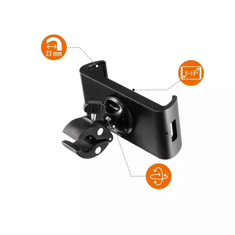Passive Halterung Durable Tought Clamp XL Mobile Computer Mobiltelefon Smartphone Tablet UMPC Schwarz